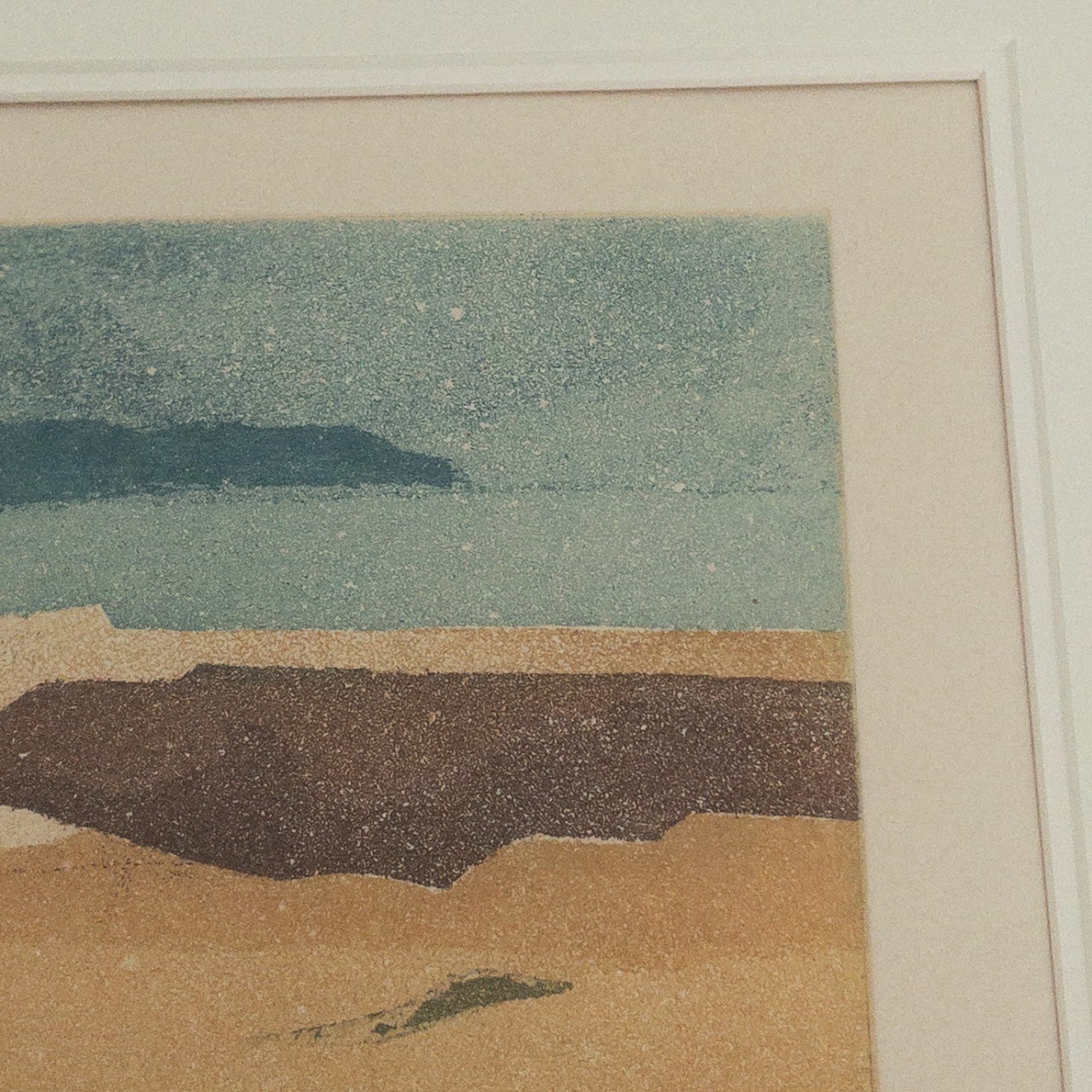 Gaby Edrei 'Sable' Signed Landscape Aquatint Etching