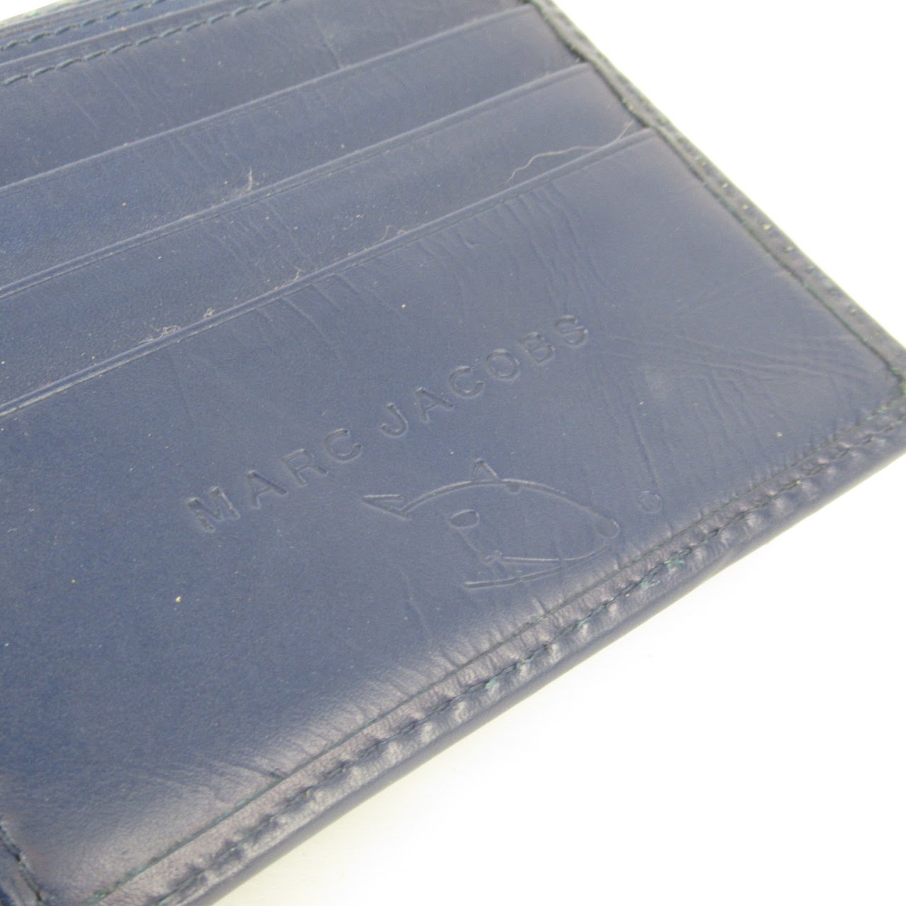 Marc Jacobs Blue Leather Wallet