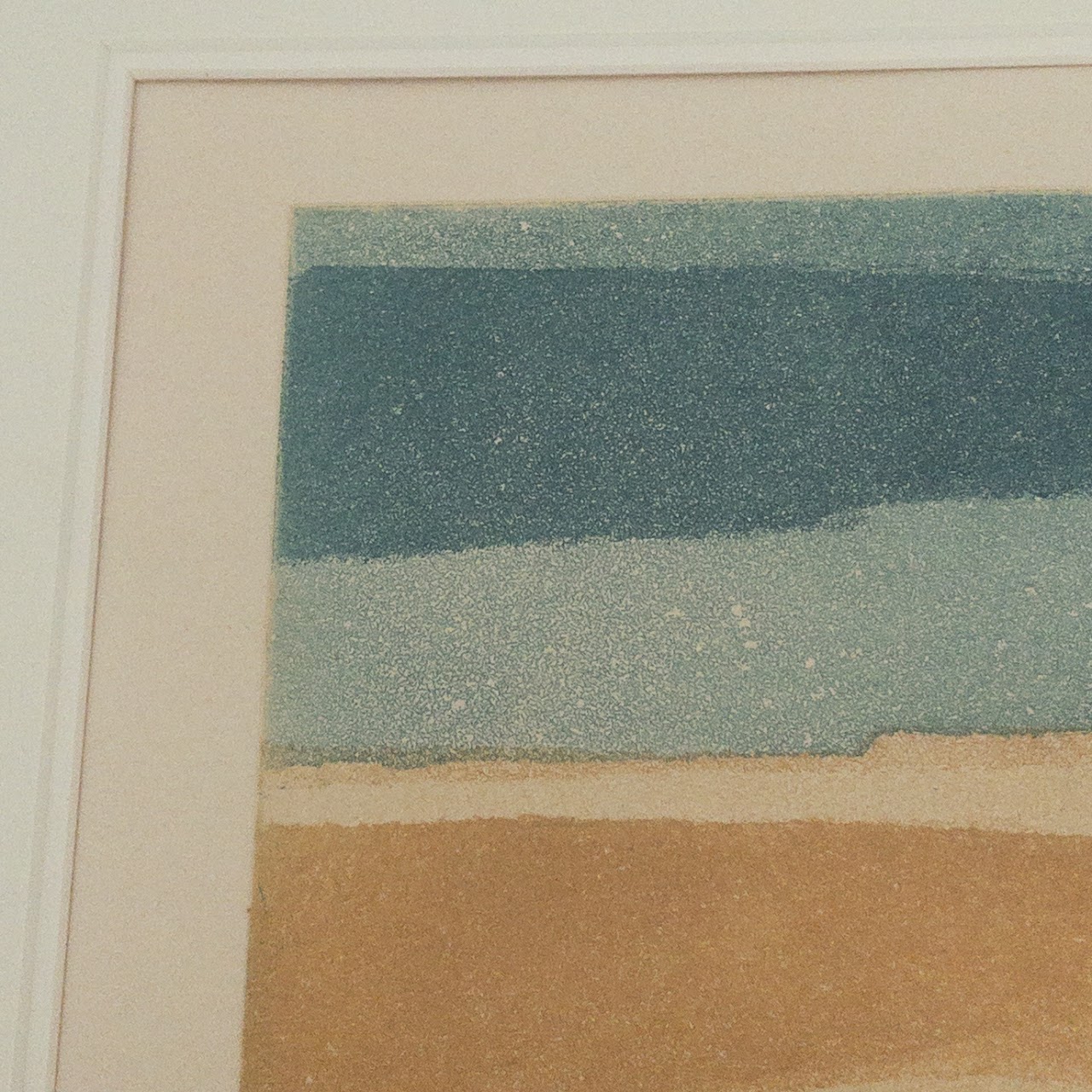 Gaby Edrei 'Sable' Signed Landscape Aquatint Etching