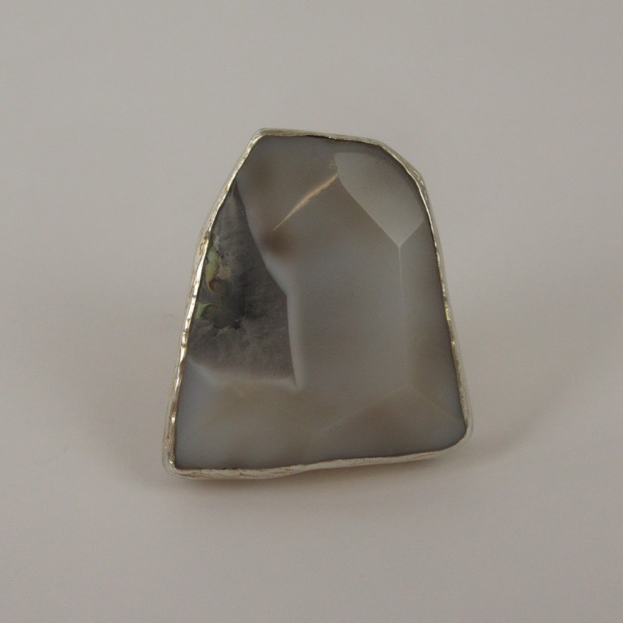 Sterling Silver & Agate Ring