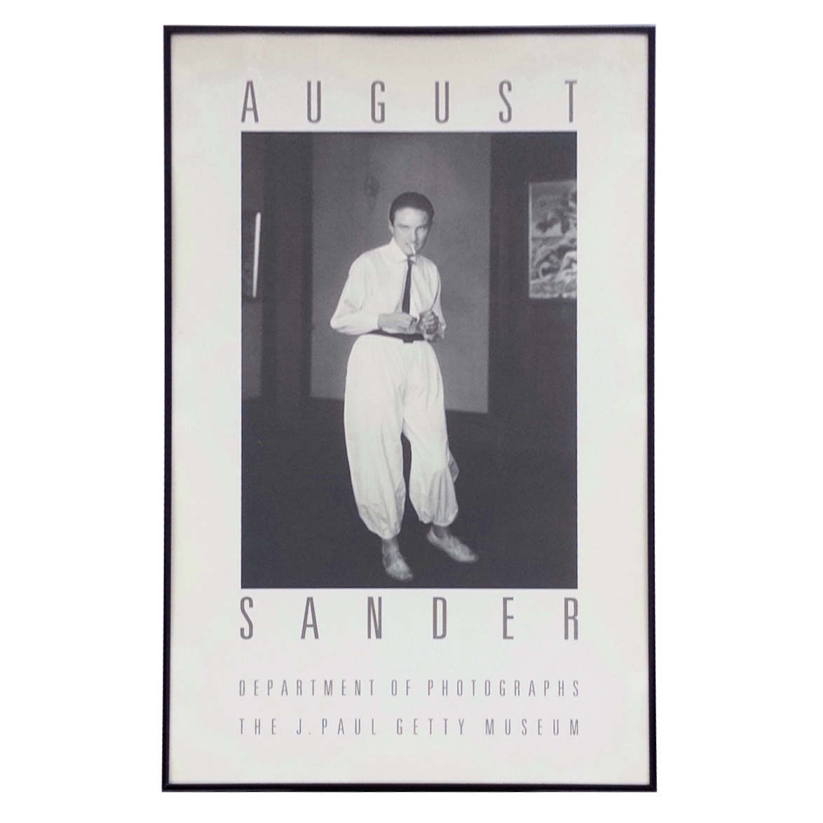 August Sander Exhibition Poster