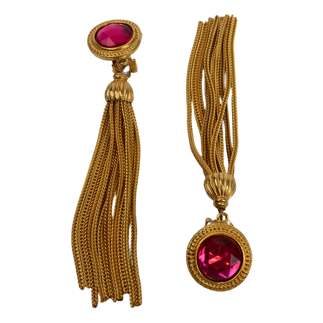 Ben Amun Brass Tassel Earrings