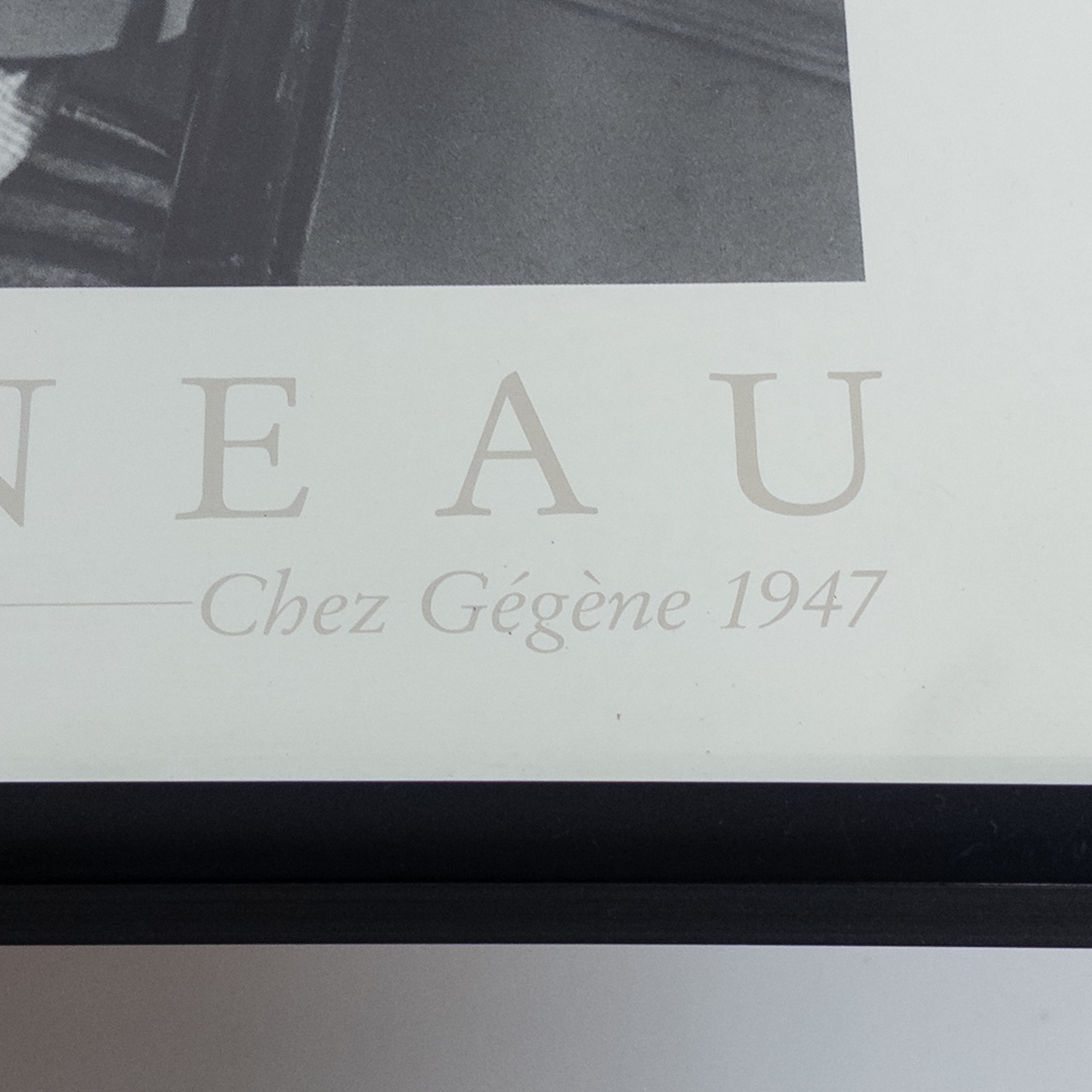 Robert Doisneau 'Chez Gégène, 1947' Posterv