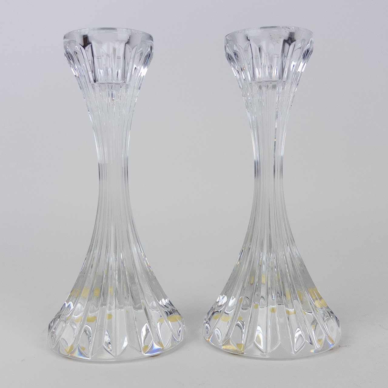 Baccarat Massena Crystal Candlestick Pair