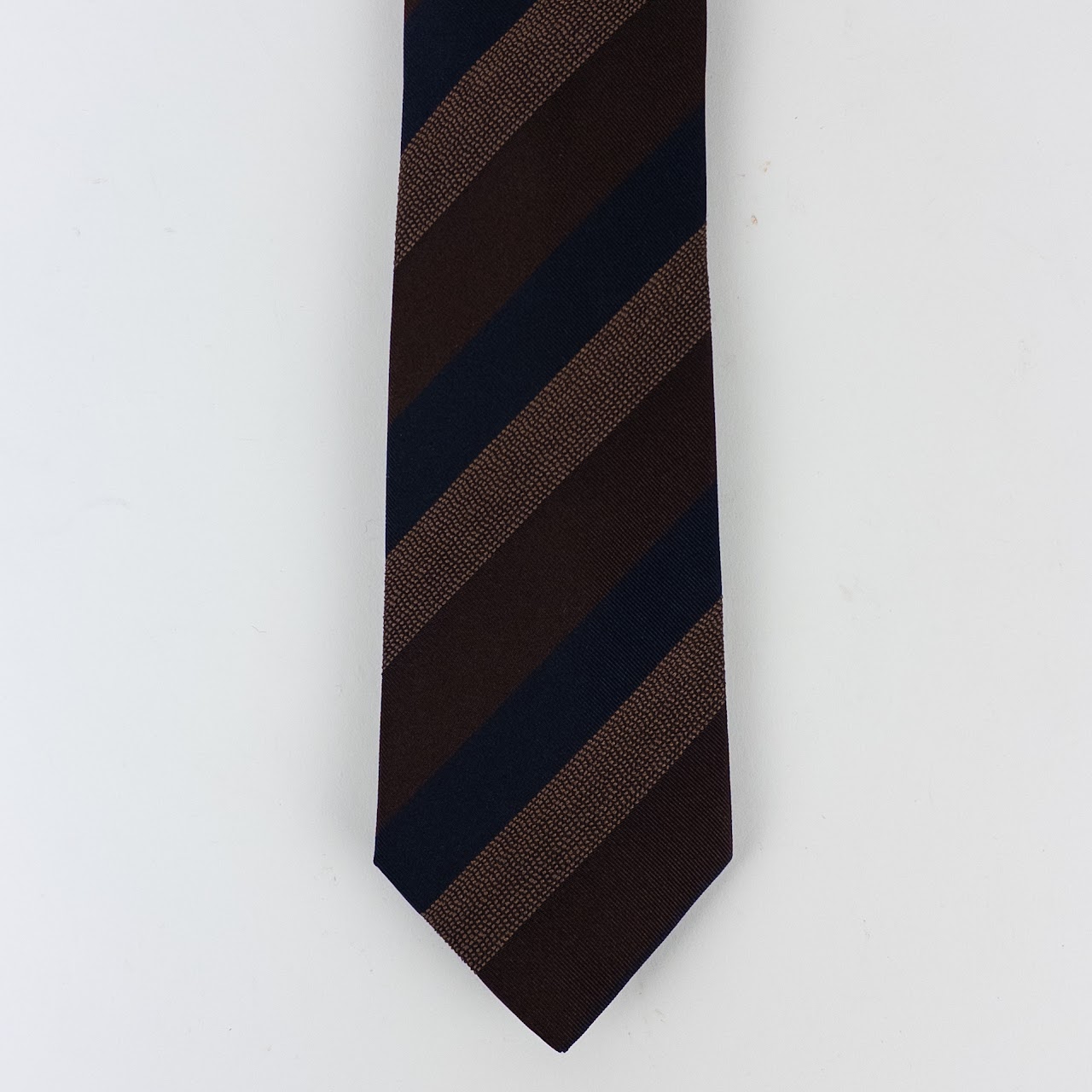 Lanvin New Striped Silk Tie