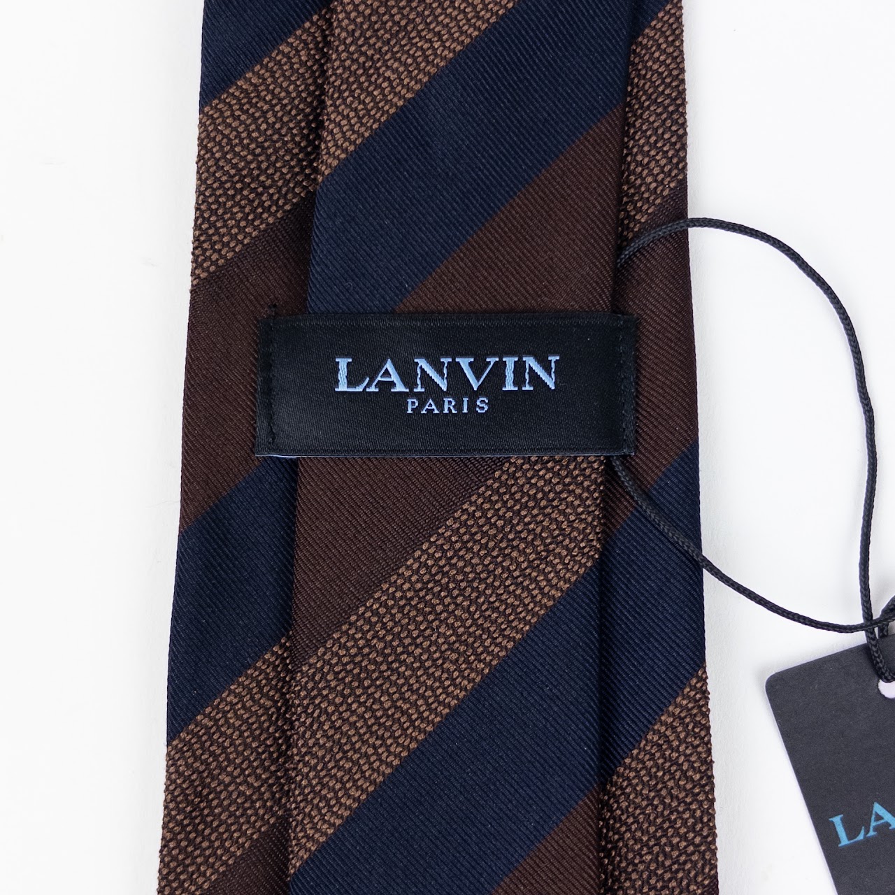 Lanvin New Striped Silk Tie