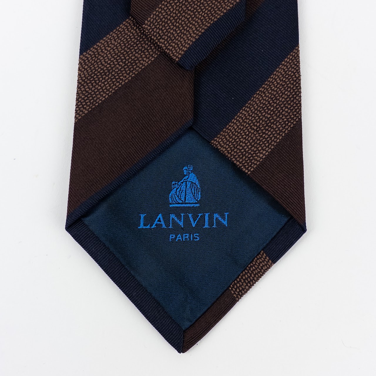 Lanvin New Striped Silk Tie