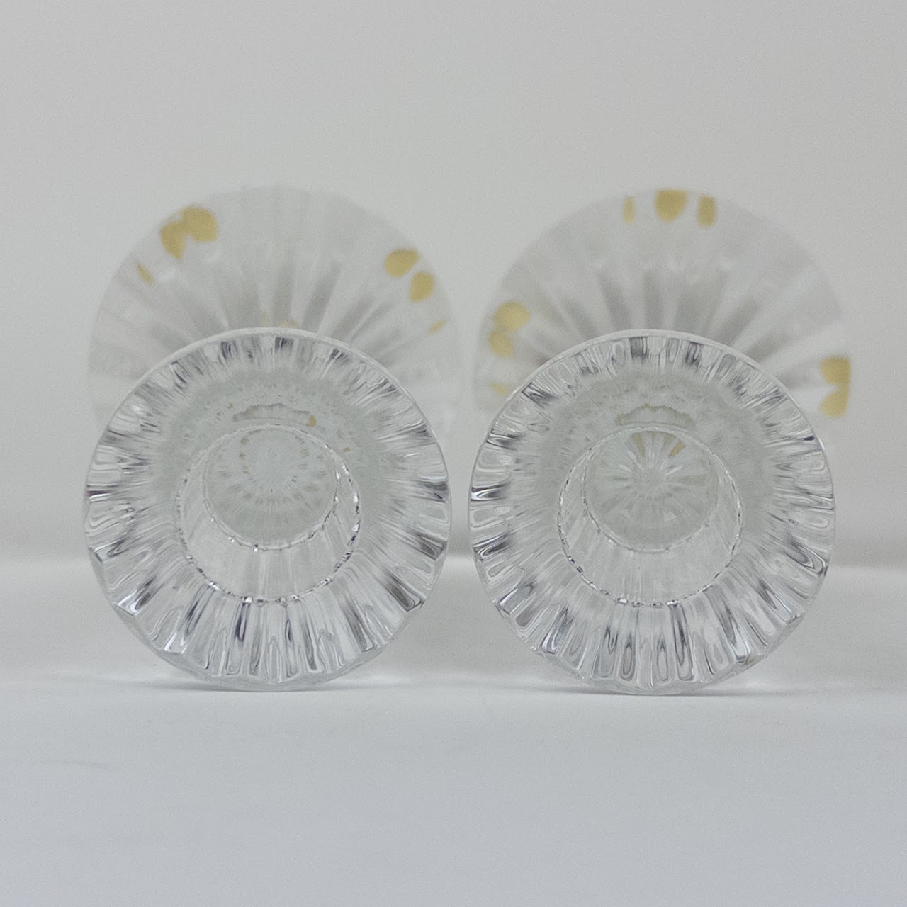 Baccarat Massena Crystal Candlestick Pair