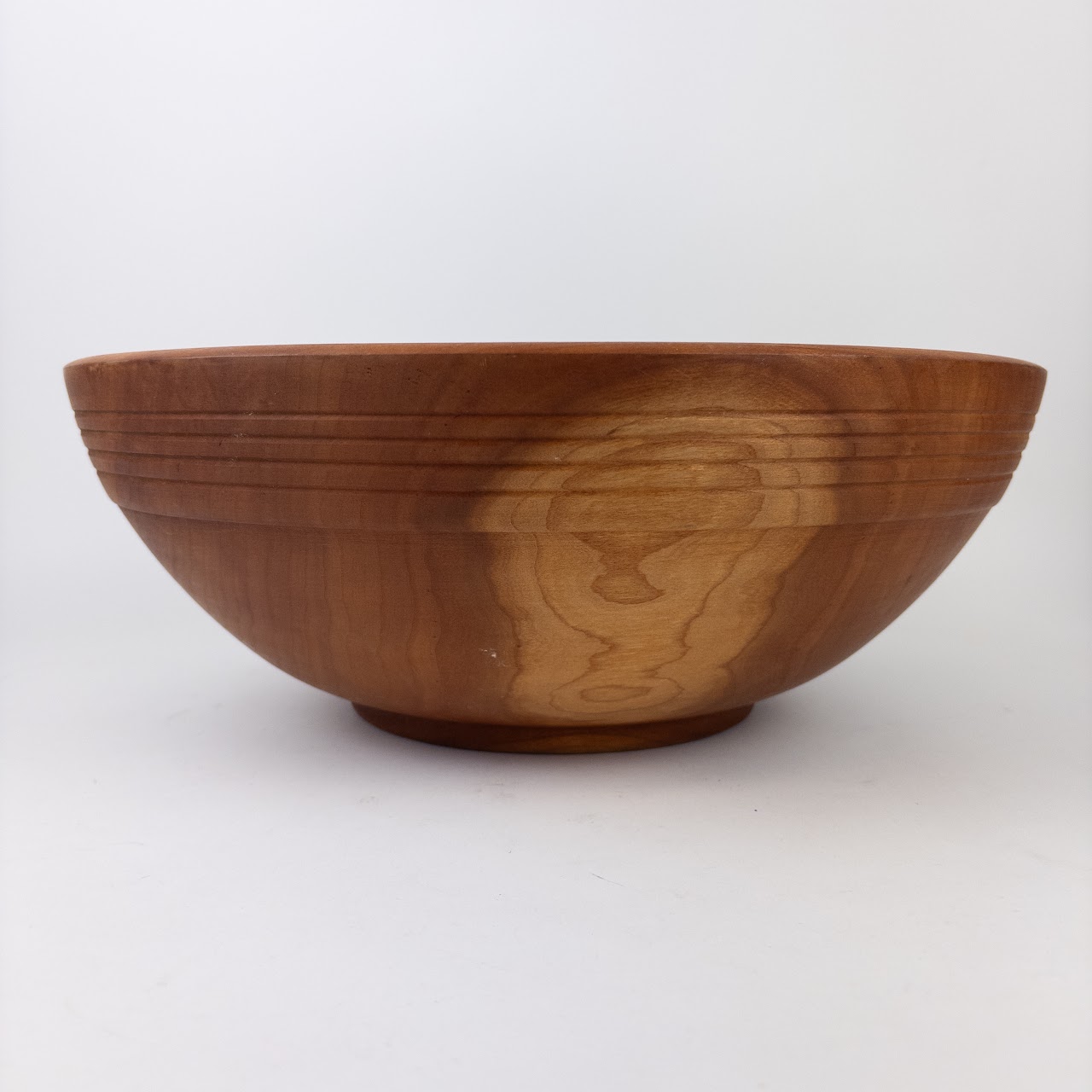 Carol Joos Hand Signed Cherry Wood Bowl