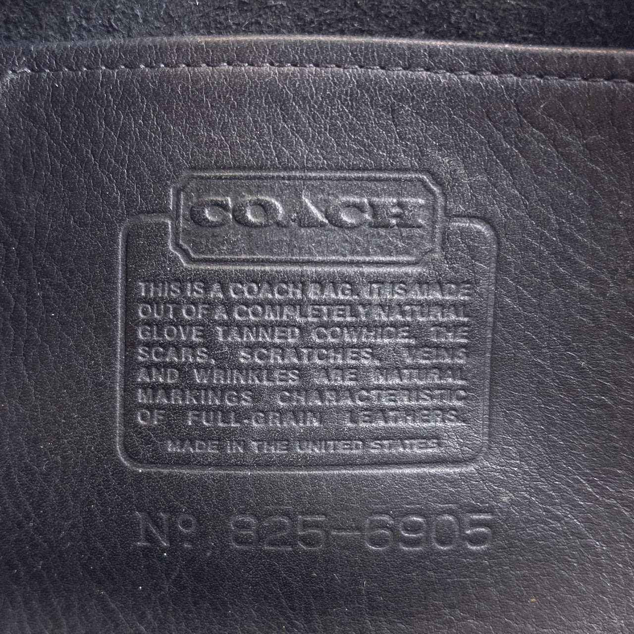 Coach Vintage Leather Portfolio