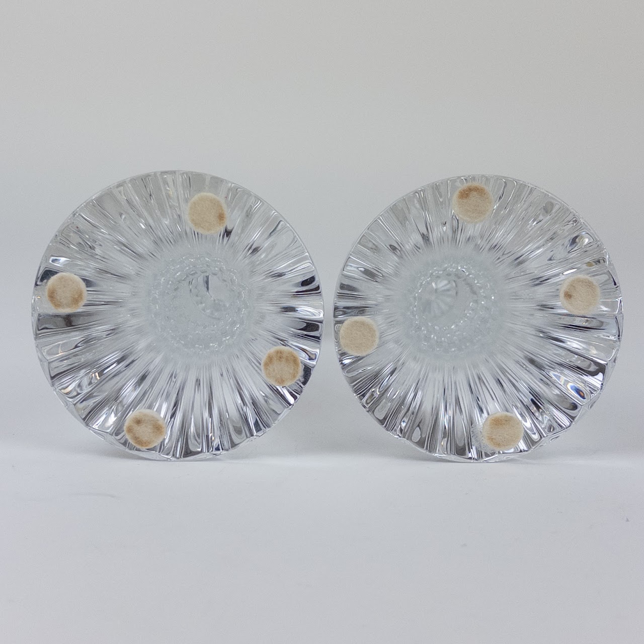 Baccarat Massena Crystal Candlestick Pair