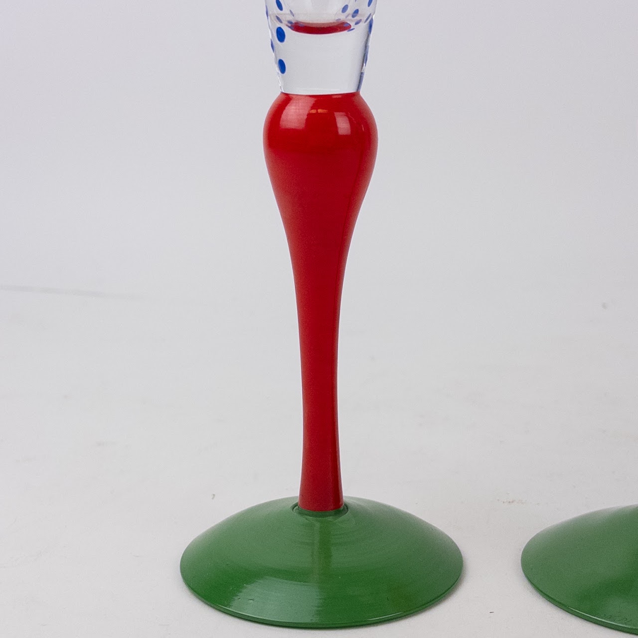 Anne Nilsson x Orrefors Clown Champagne Flutes