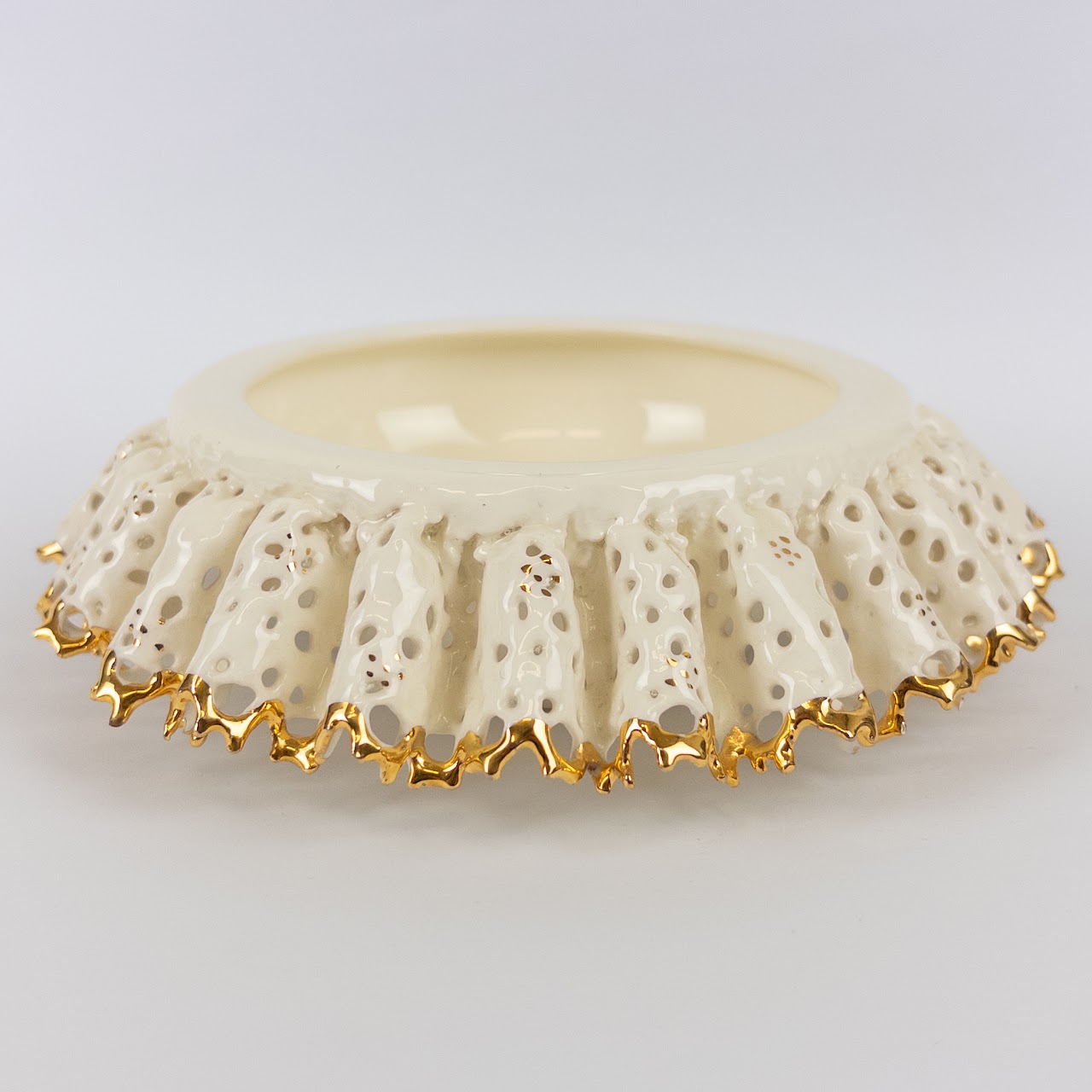 Ceramic Doily Trinket Dish