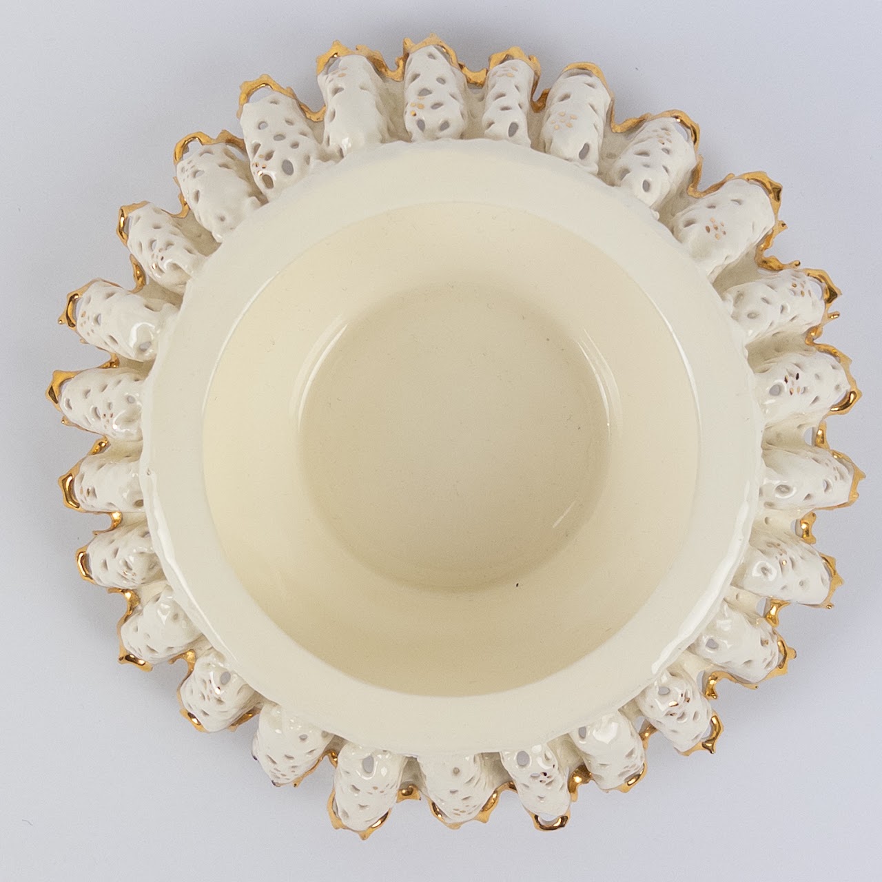 Ceramic Doily Trinket Dish