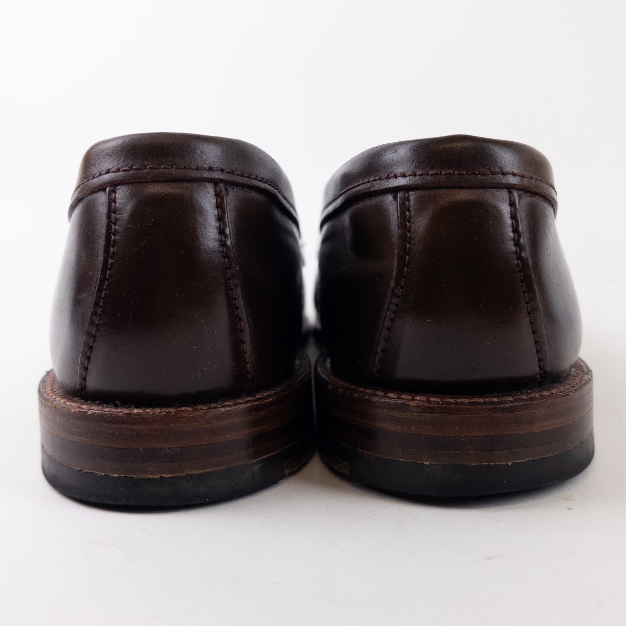 Alden Cigar Shell Cordovan Penny Loafers