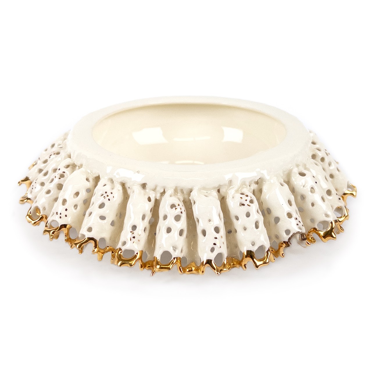 Ceramic Doily Trinket Dish