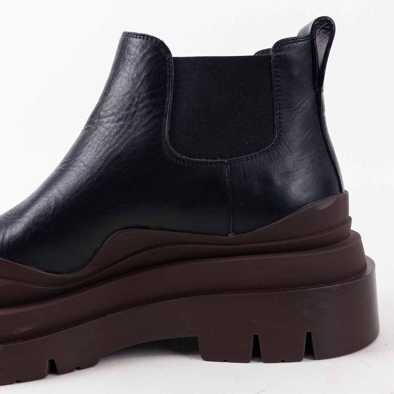 Bottega Veneta Tire Chelsea Ankle Boot