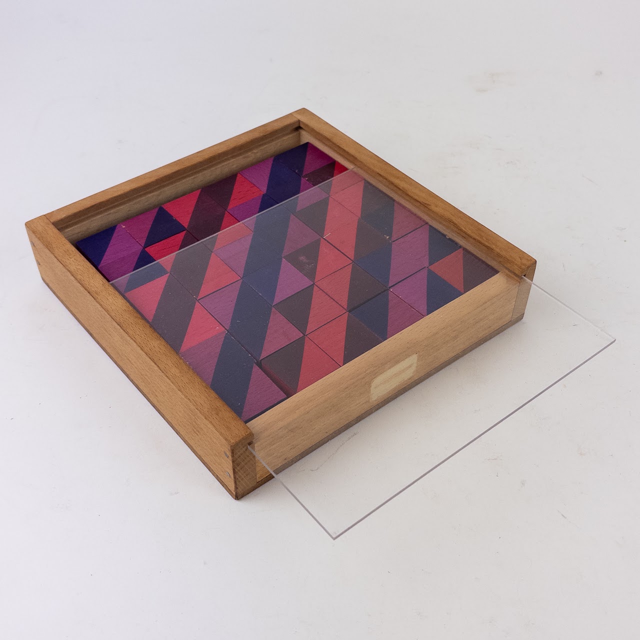 Heimatwerk Basel Bauhaus Wooden Cube Puzzle