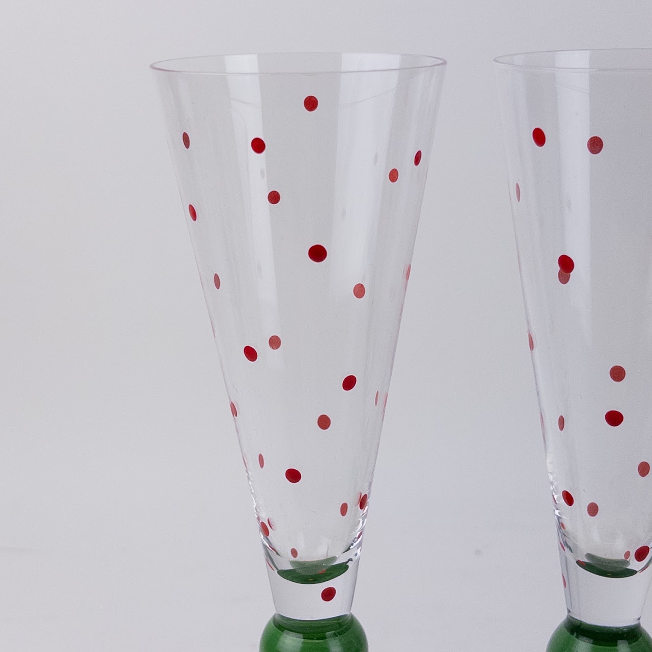 Anne Nilsson x Orrefors Clown Champagne Flutes