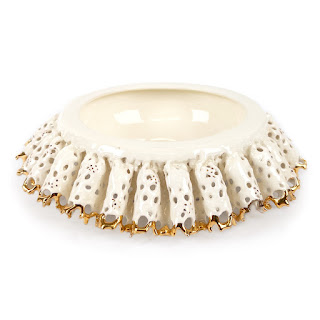 Ceramic Doily Trinket Dish