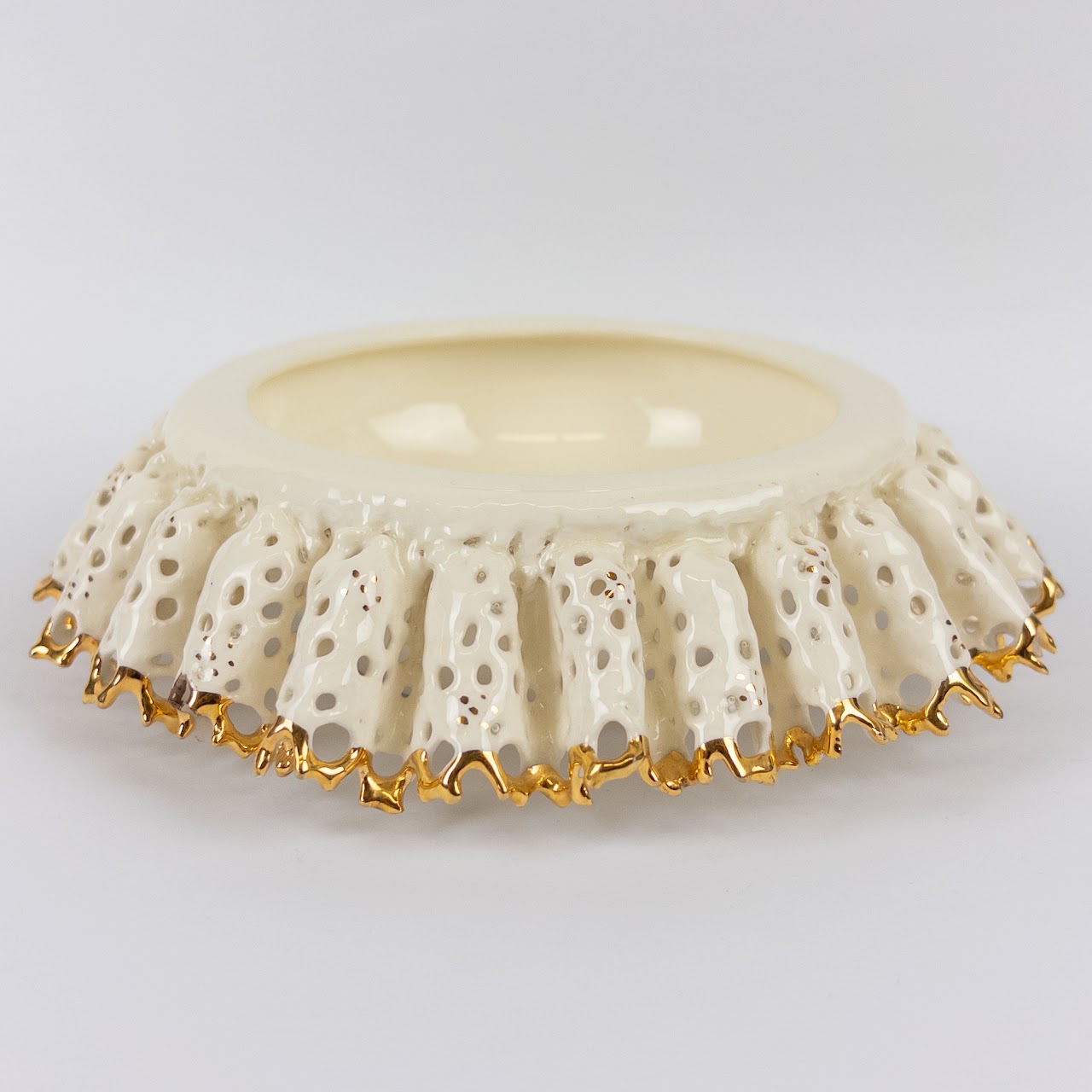 Ceramic Doily Trinket Dish