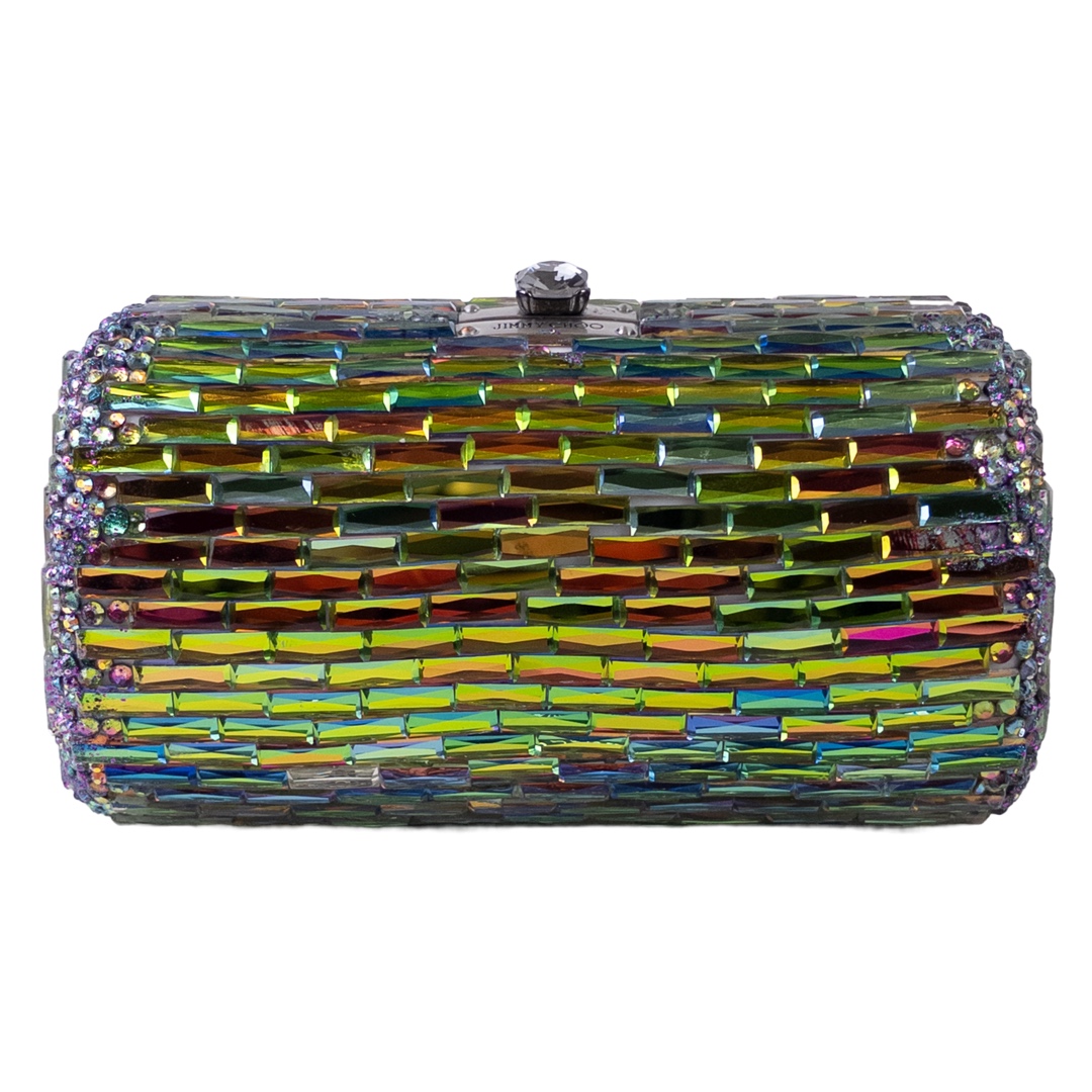 Jimmy Choo Colored Glass Hard Case Clutch