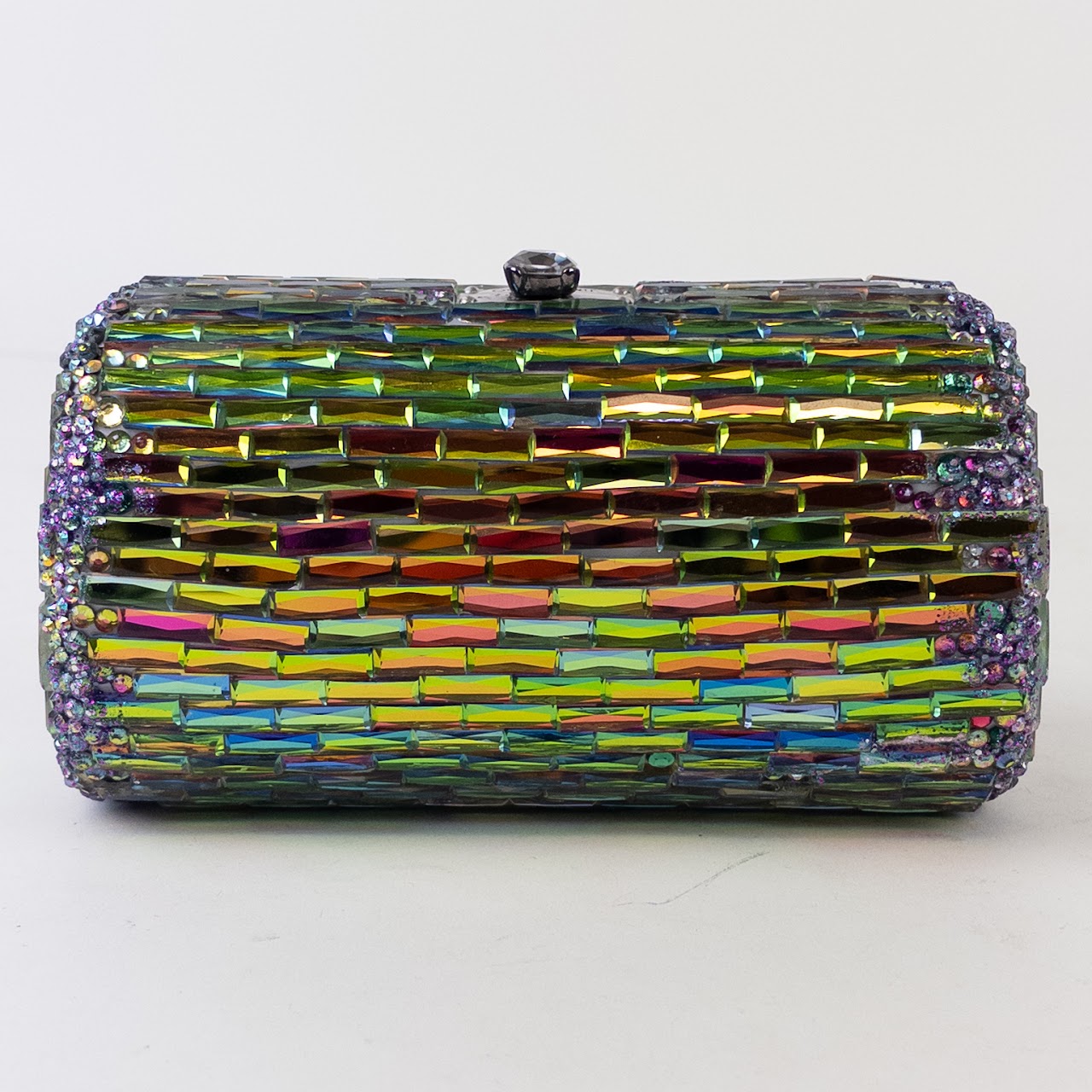 Jimmy Choo Colored Glass Hard Case Clutch