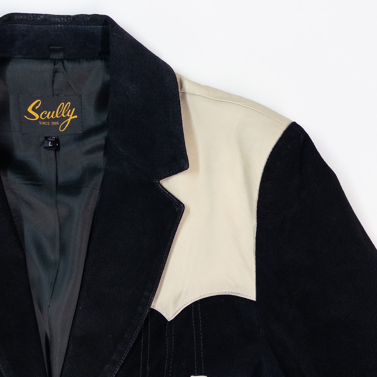 Scully Suede and Leather Western Themed Jacket