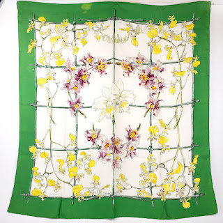 Hermès Orchidee Scarf 90