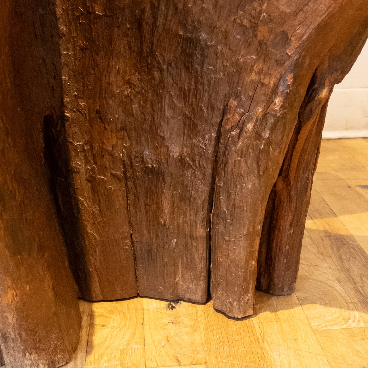 Live Edge Stump Pedestal Coffee Table