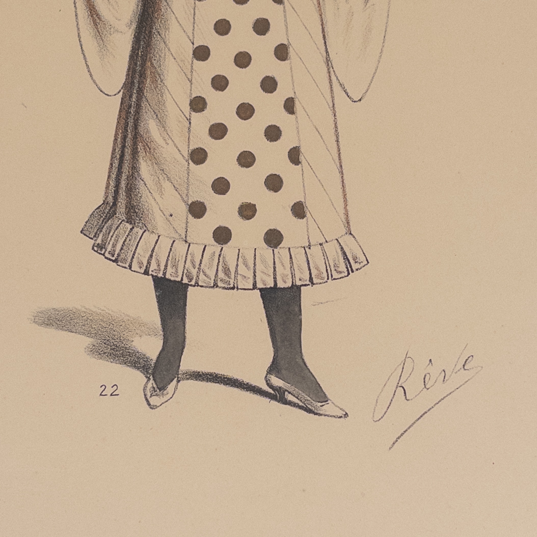 Réve Fashion Lithograph Bookplate