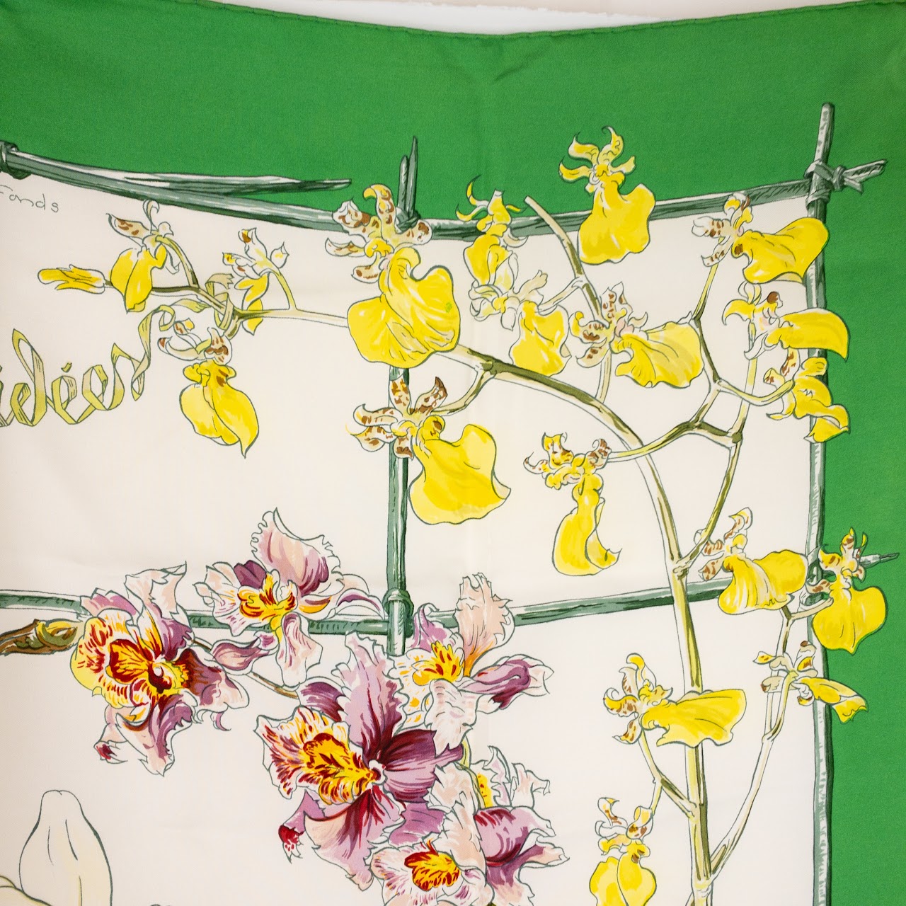 Hermès Orchidee Scarf 90