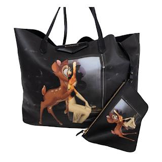 Givenchy Bambi Printed Antigona Shopping Bag