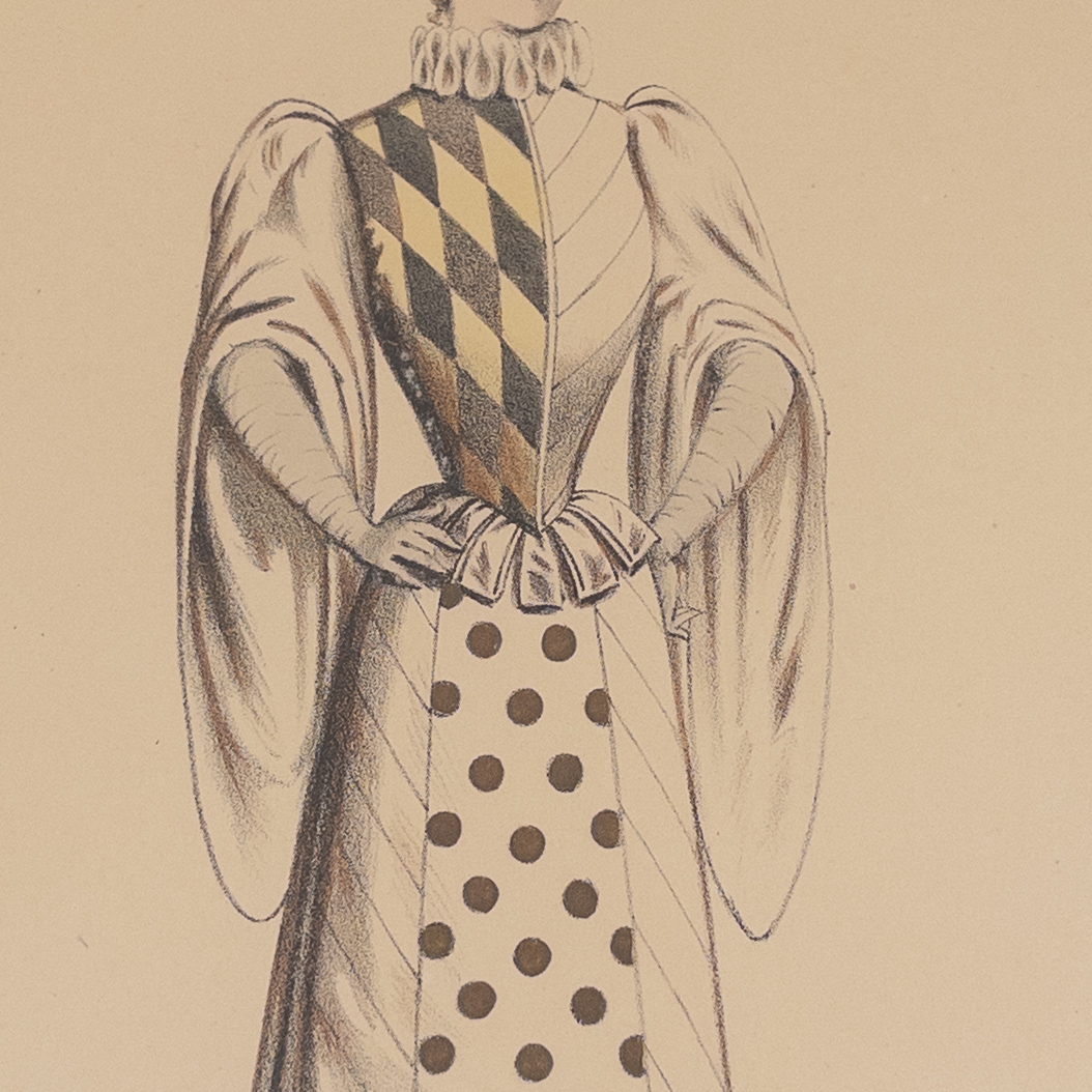 Réve Fashion Lithograph Bookplate