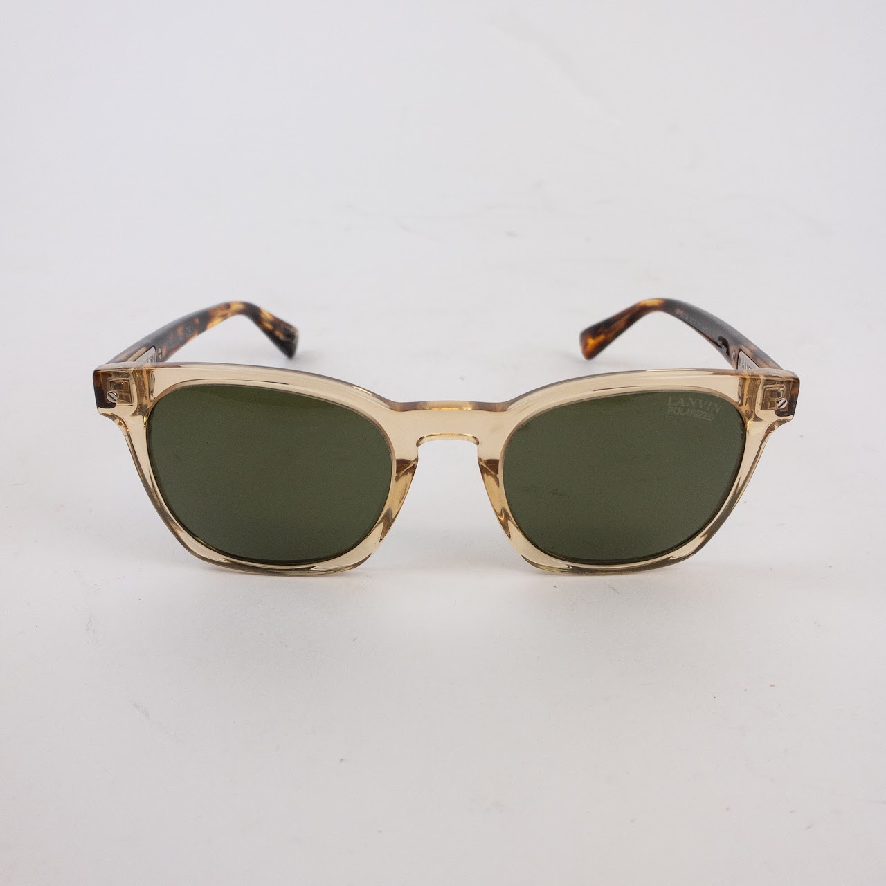 Lanvin Faux Tortoise Polarized Sunglasses