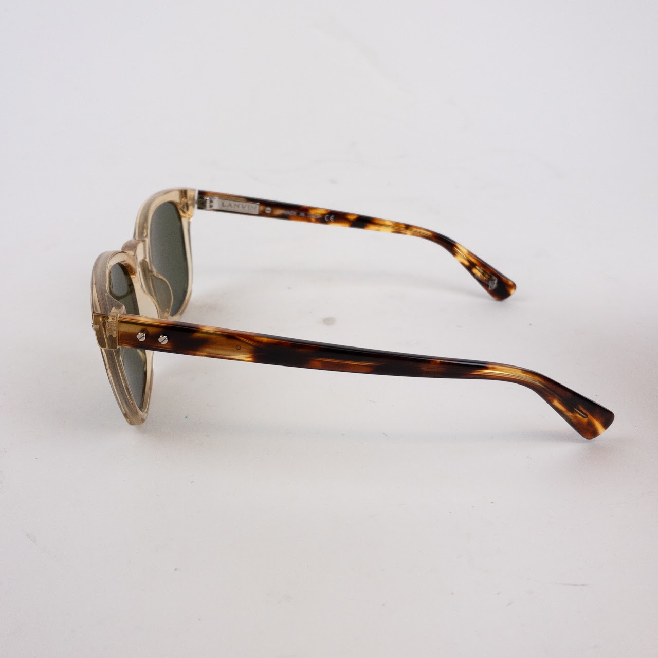 Lanvin Faux Tortoise Polarized Sunglasses