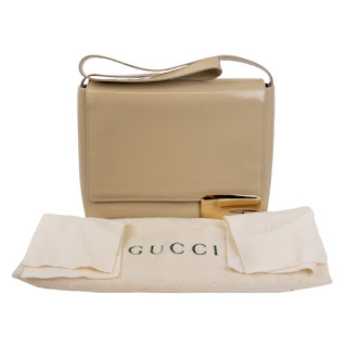 Gucci Jackie Vintage Patent Leather Shoulder Bag