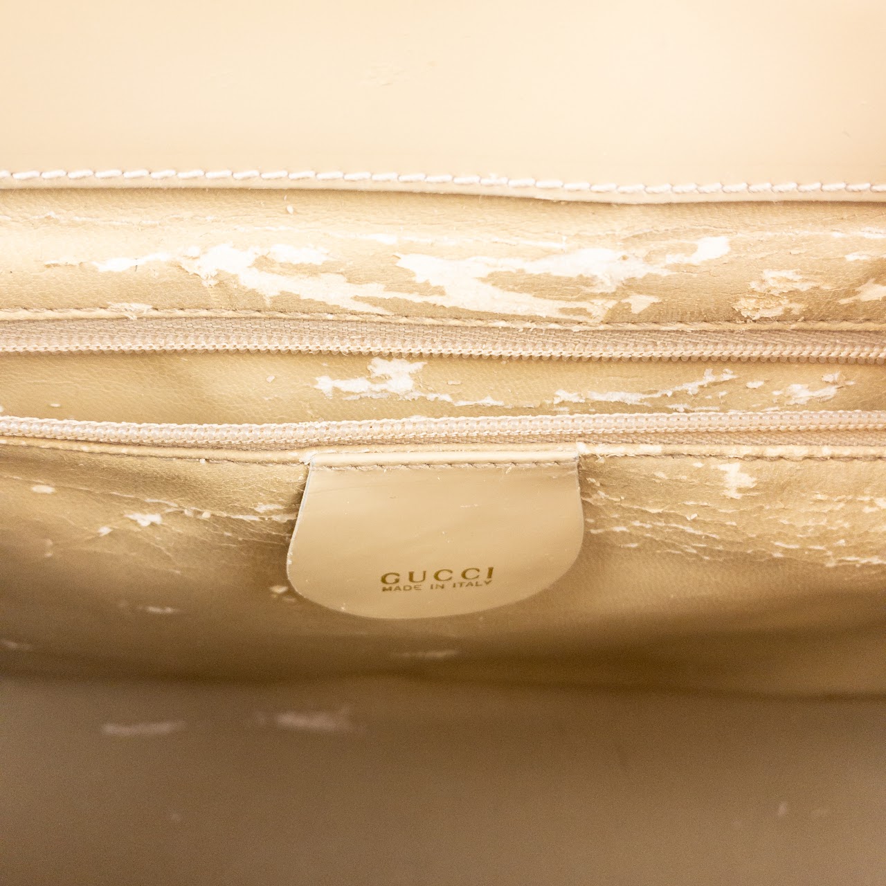 Gucci Jackie Vintage Patent Leather Shoulder Bag