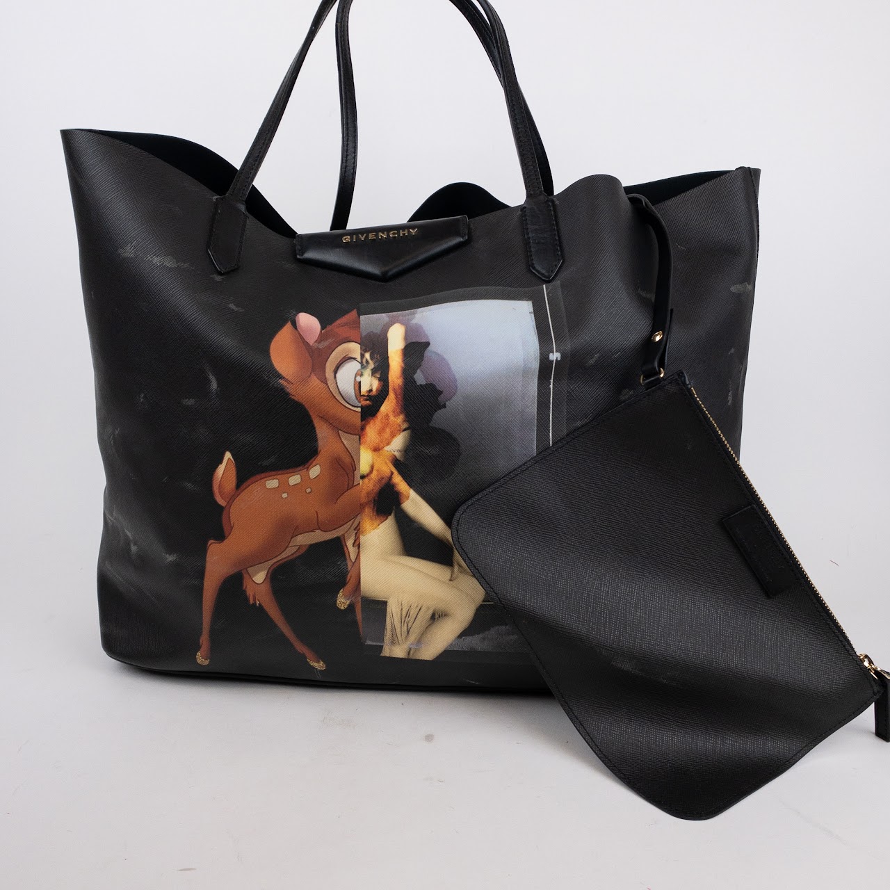 Givenchy Bambi Printed Antigona Shopping Bag