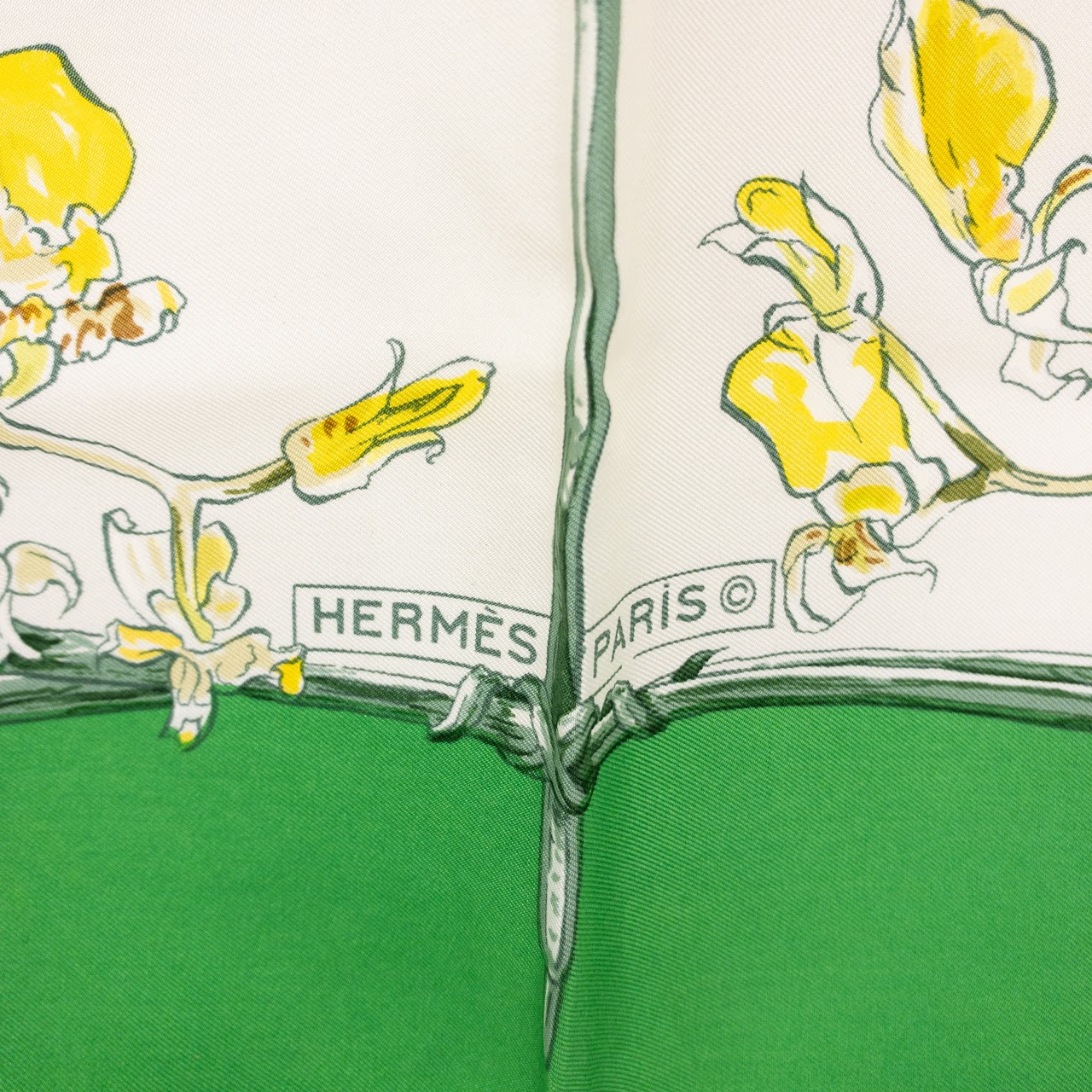 Hermès Orchidee Scarf 90