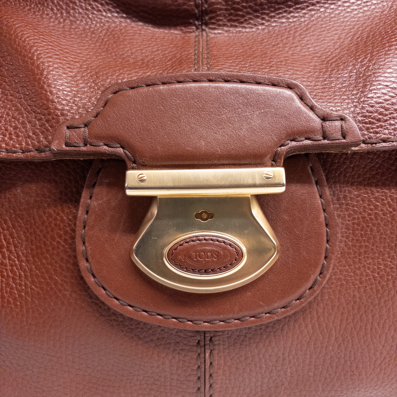 Tod's Pebbled Leather Satchel