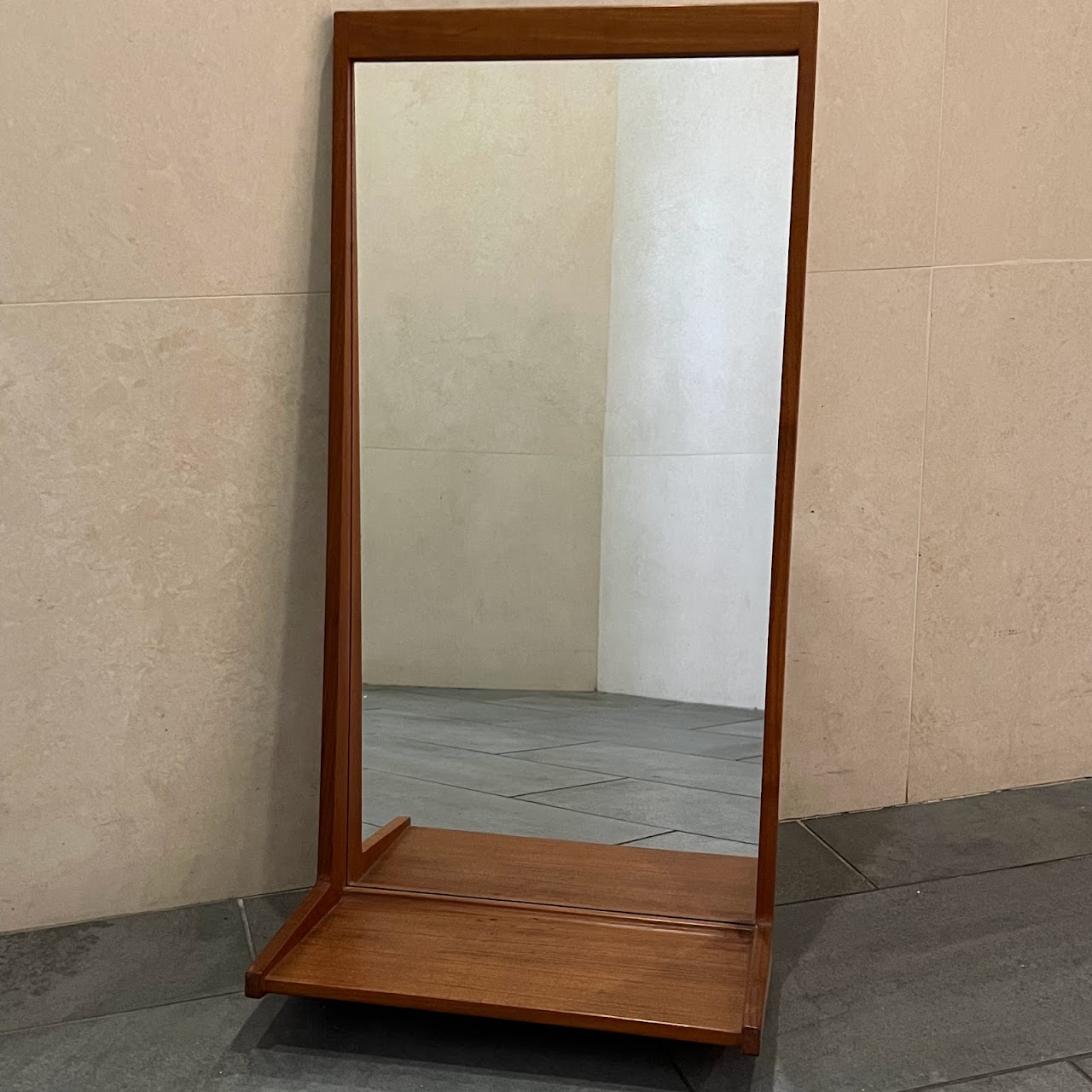 Aksel Kjersgaard Odder Danish Modern Teak Shelf Mirror