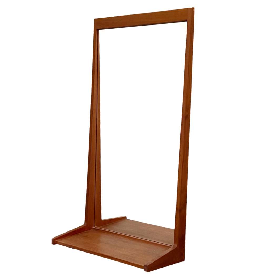 Aksel Kjersgaard Odder Danish Modern Teak Shelf Mirror