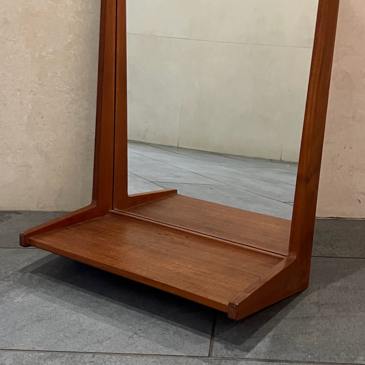 Aksel Kjersgaard Odder Danish Modern Teak Shelf Mirror