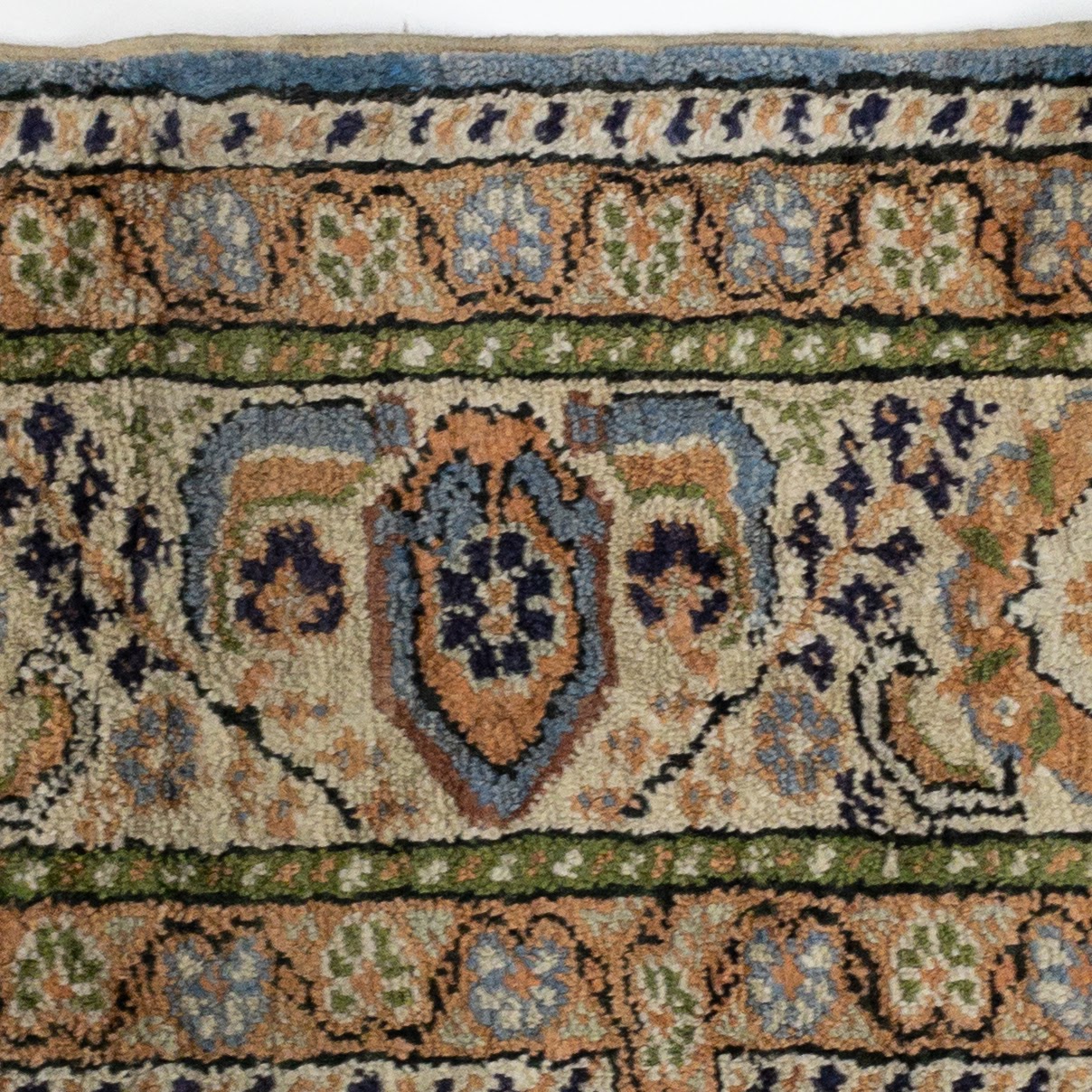 Vintage Small Silk Area Rug