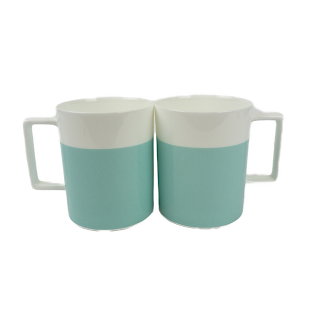 Tiffany & Co. Color Block Coffee Mug Pair