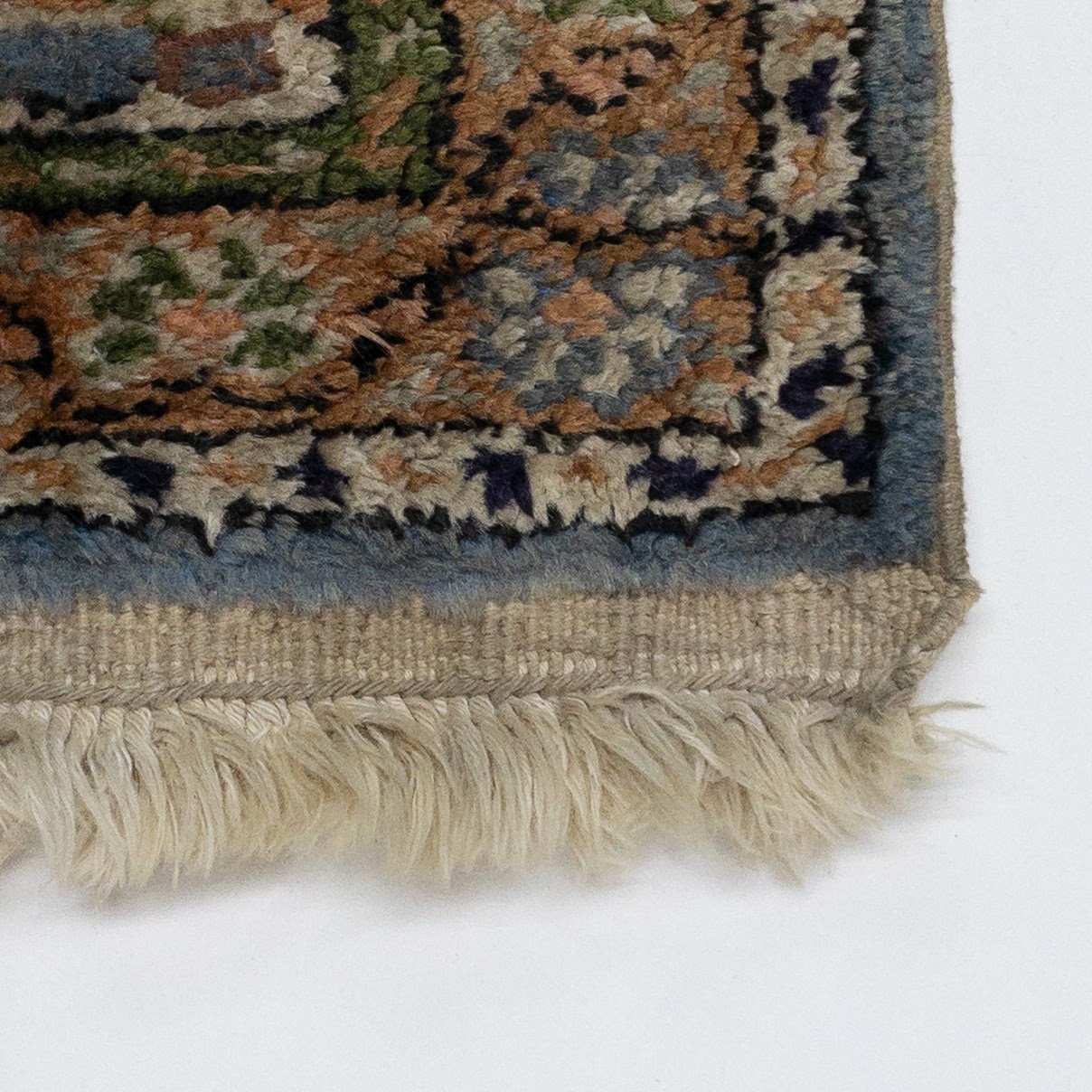 Vintage Small Silk Area Rug