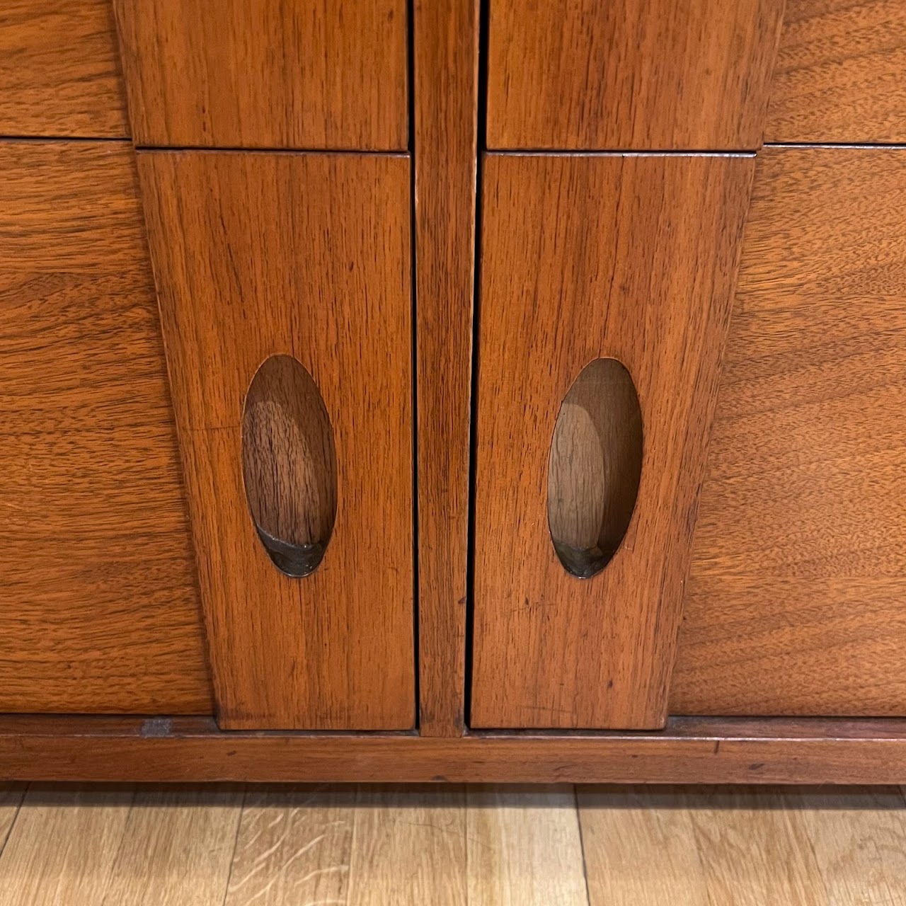 Mid-Century Modern Teak Double Dresser