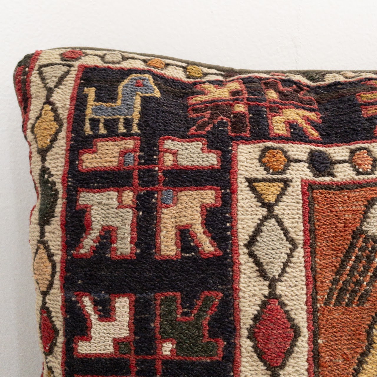 Turkish Kilim Throw Pillow Pair