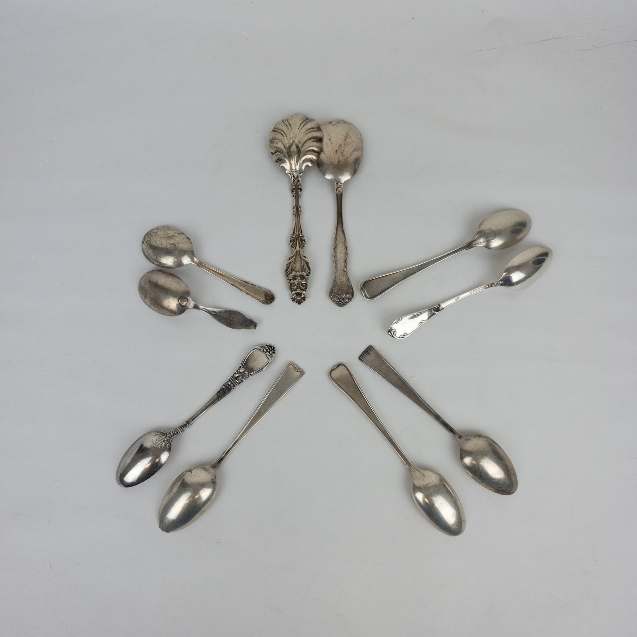 Sterling Silver Mixed Spoon Lot